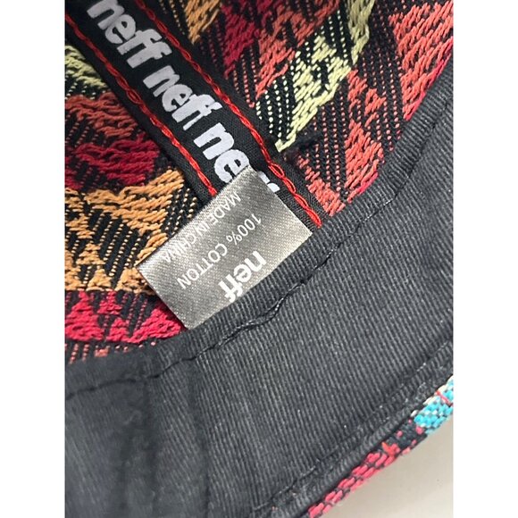 Neff Adjustable Snapback Hat Aztec Tribal Print - Picture 6 of 7